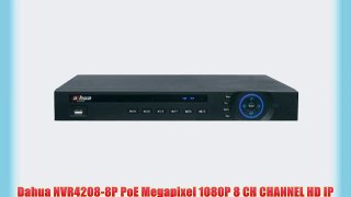 Dahua NVR4208-8P PoE Megapixel 1080P 8 CH CHANNEL HD IP Network Security Surveillance CCTV
