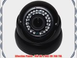 Evertech CCTV Security Camera - 700 TVL 36 IR 28~12mm Wide Angle ZOOM Vari-focal Lens Metal