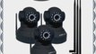 Foscam Pan And Tilt Wireless IP Camera with 9bdi antennas Black 3 pack - FI8918W