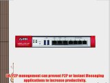 ZyXEL ZyWALL USG200 Unified Security Gateway Firewall w/100 VPN Tunnels SSL VPN 7 Gigabit Ports