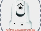 TRENDnet Wireless N Pan Tilt Zoom Network Cloud Surveillance Camera with 1-Way Audio and Night