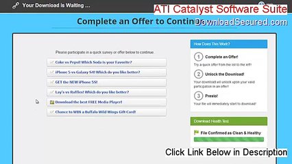 ATI Catalyst Software Suite (Windows XP 32-bit) Download (Legit Download)