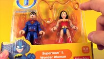 Imaginext Wonder Woman & Superman with Batman and A Fake Superman!