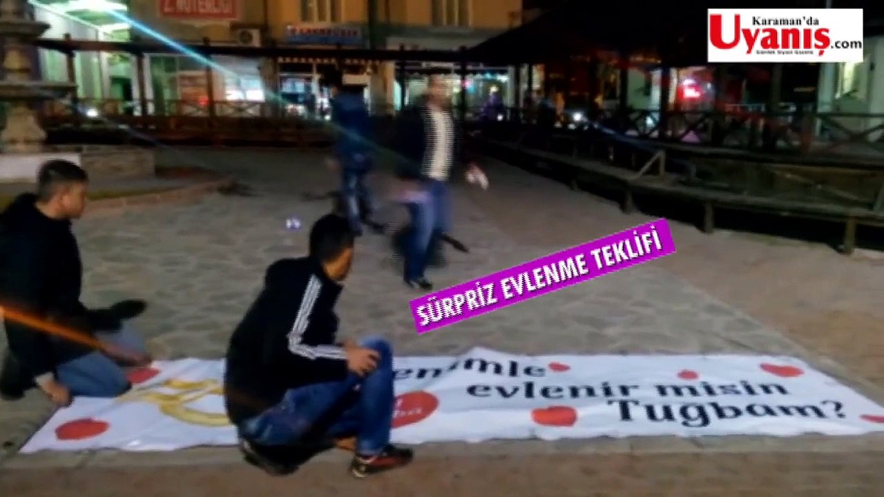 Karaman-Sürpriz evlenme teklifi