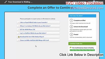 AVD Video Processor Crack - Download Here (2015)