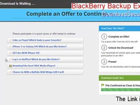BlackBerry Backup Extractor Crack - Legit Download (2015)