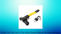 Black Yellow Steering Wheel Lock Anti Theft Security Standard Device Review