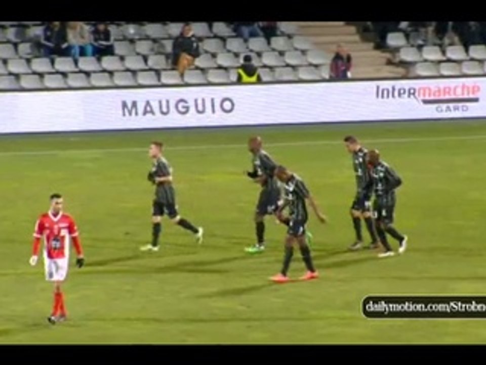 Nimes 1-1 Nancy - Goal Hadji - 30-01-2015 Ligue 2