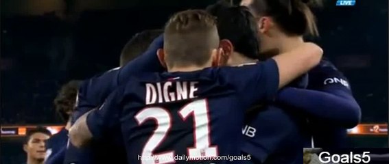 Lavezzi E Goal PSG 1 - 0 Rennes Ligue 1 30-1-2015