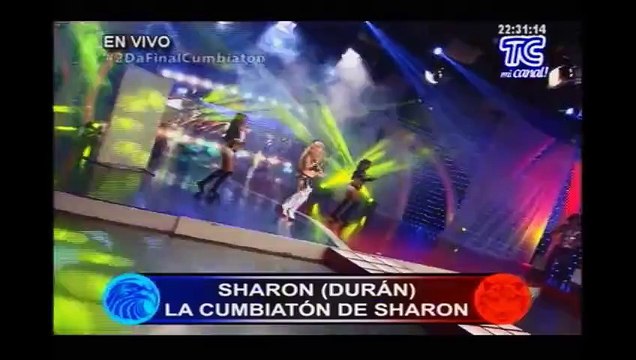 Atrevidos: Sharon también fue parte de la final de la Cumbiatón .
