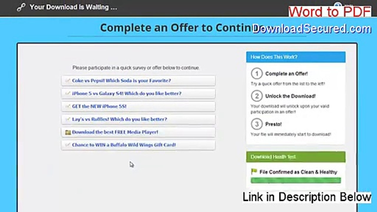 Word to PDF Keygen - Download Now [2015]