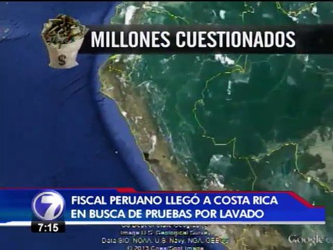 Fiscal General del Perú llegó a Costa Rica a buscar pruebas contra expresidente Toledo