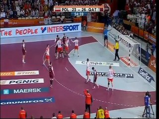 Polska-Katar-29-31-Końcówka meczu na MŚ piłkarzy ręcznych w Katarze 2015