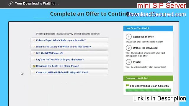 mini SIP Server (20 clients) Download Free - Download Here [2015]