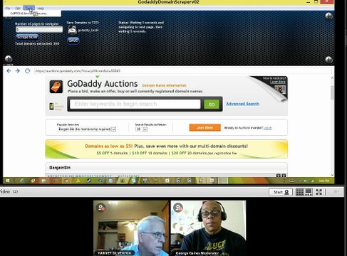 Training Video GoDaddy AutoBOT Expiring Domain Scraper Automated Marketing Software Free Trial Marketing Tools