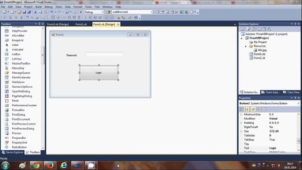 Visual Basic .NET Tutorial 12 -How to create Password Protection using Textbox in VB.Net
