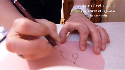 [ Origami n°2 ] : Enveloppe Cœur Saint Valentin