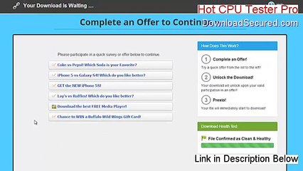 Hot CPU Tester Pro Download (Free of Risk Download 2015)