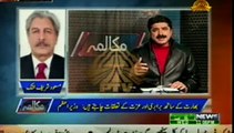 Masood Sharif Khan Khattak in Mukalma with Israr Kasana on PTV News (28 Jan, 2015) Part 1