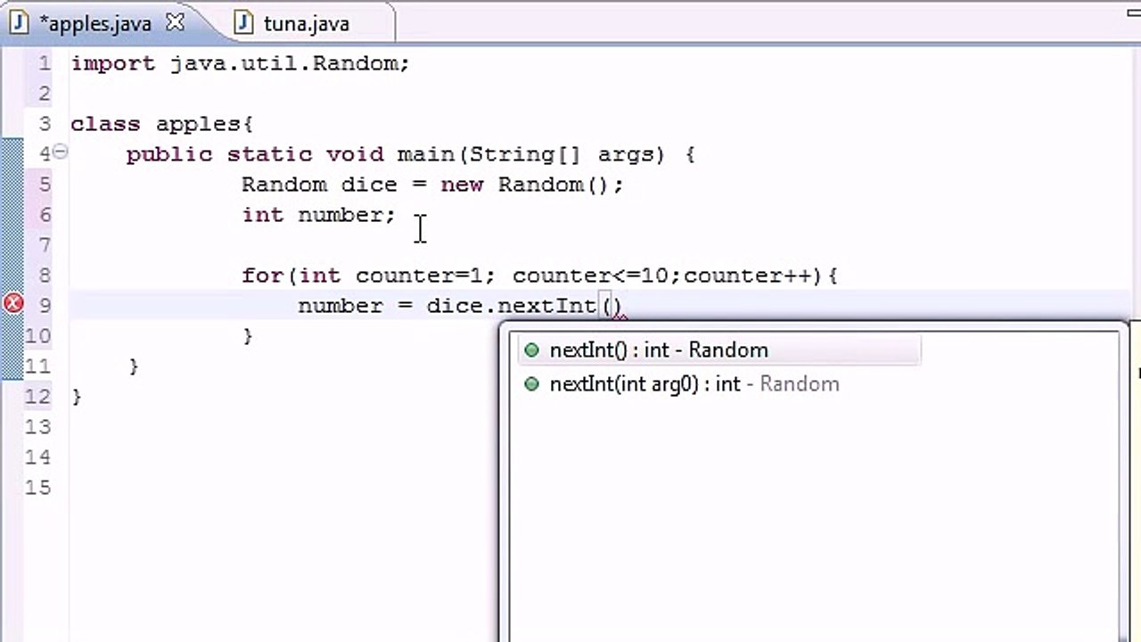 Java Programming Tutorial - 26 - Random Number Generator