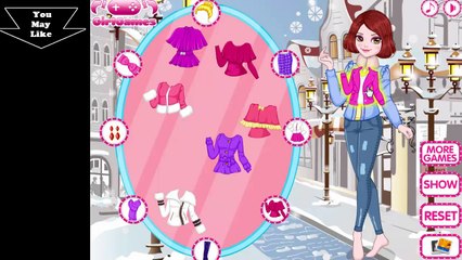 Girls Games  Girls Winter Style dress up game