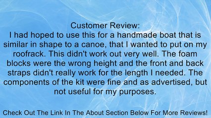 Sherpak Deluxe Universal Canoe Kit Review
