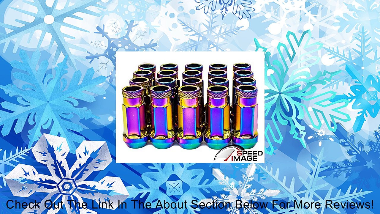 Z Racing - Neo Chrome Open End Extended Steel 48mm Wheel Lug Nuts 20 Pieces - 12x1.25mm Review
