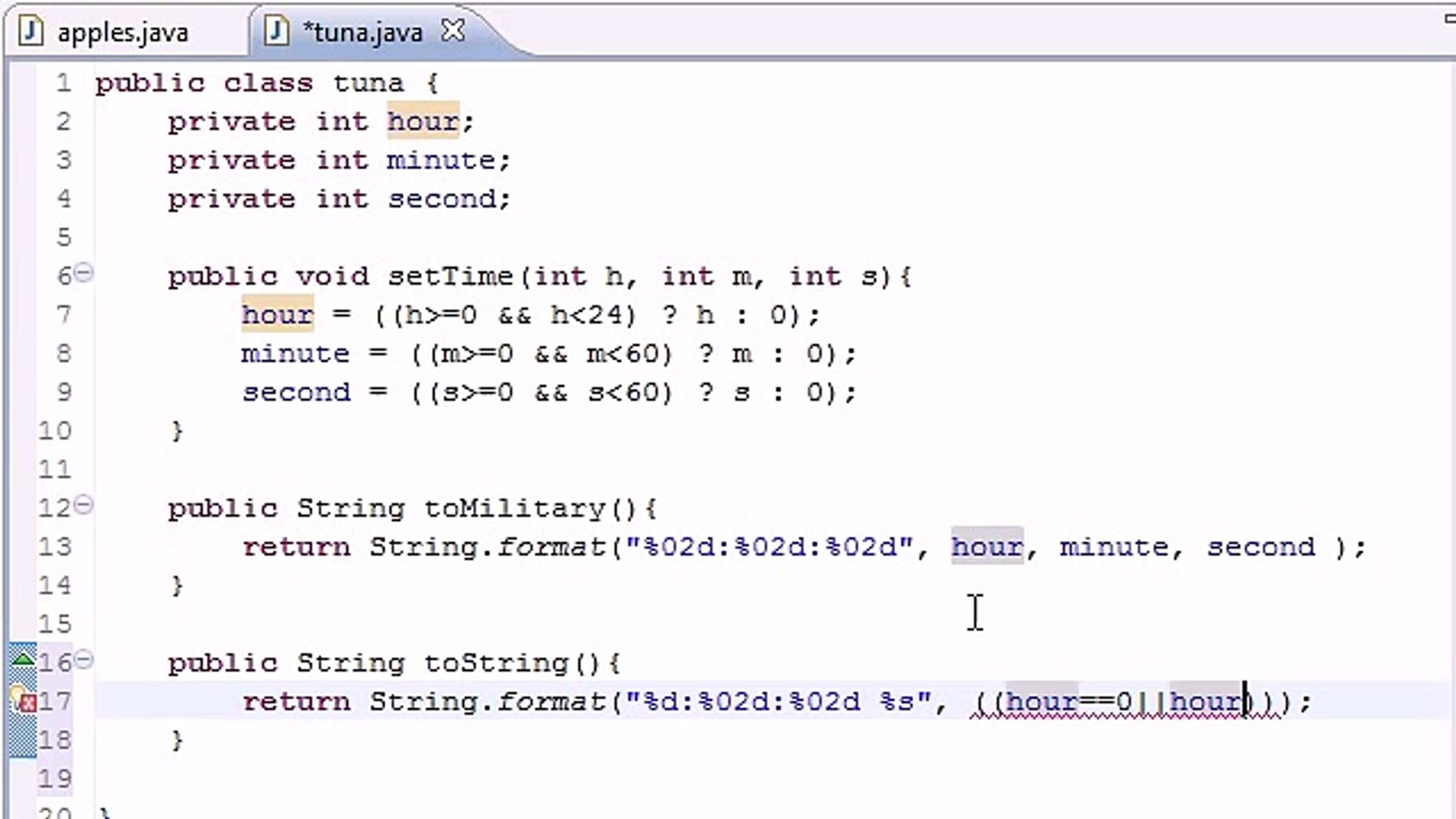 Java Programming Tutorial - 37 - Display Regular time
