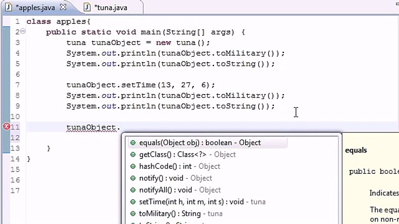 Java Programming Tutorial - 38 - Public, Private and this