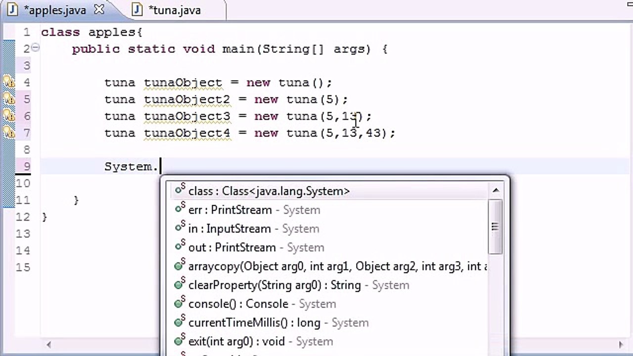 Java Programming Tutorial - 41 - Building Objects for Constructors