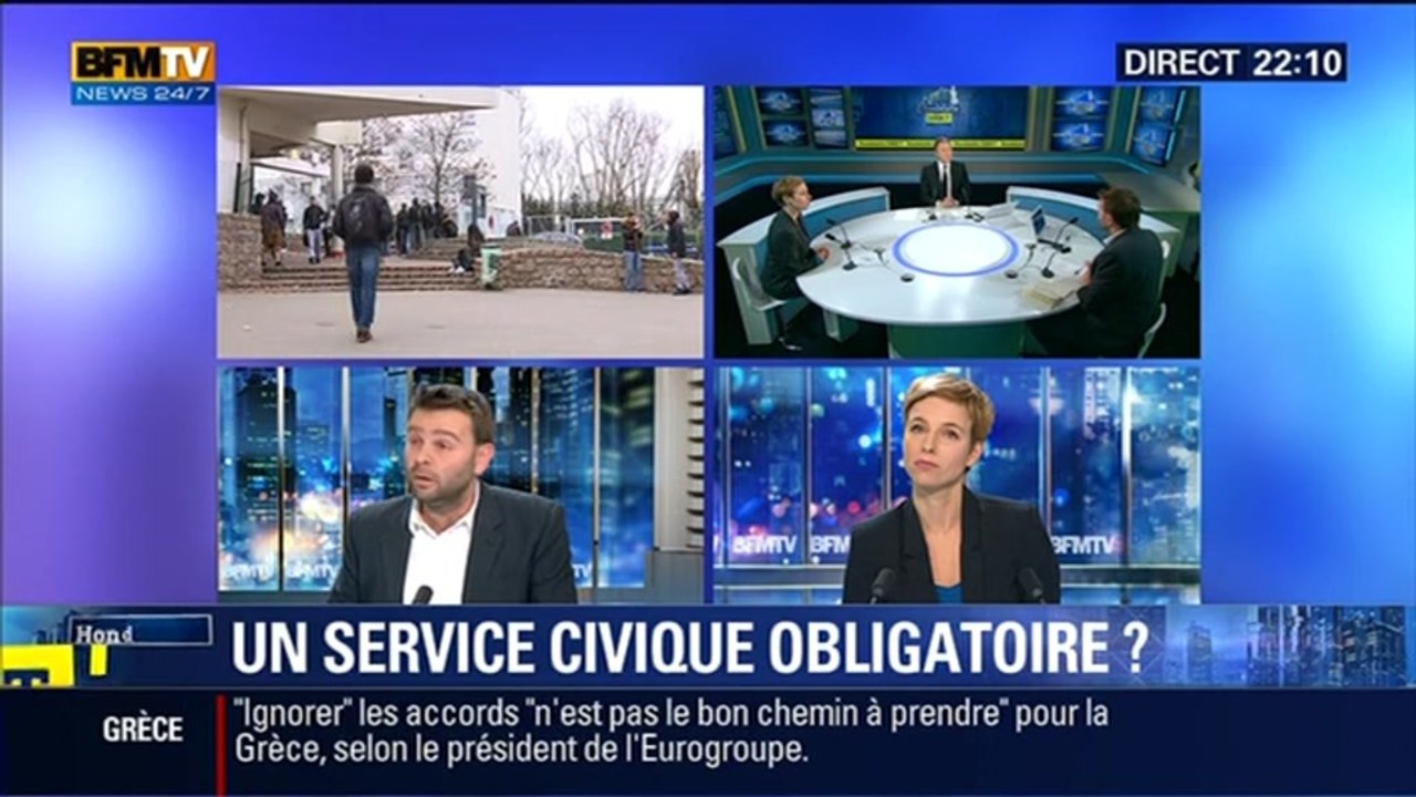 Le Face à Face: Jean-Christophe Buisson VS Clémentine Autain, dans Hondelatte Direct - 30/01