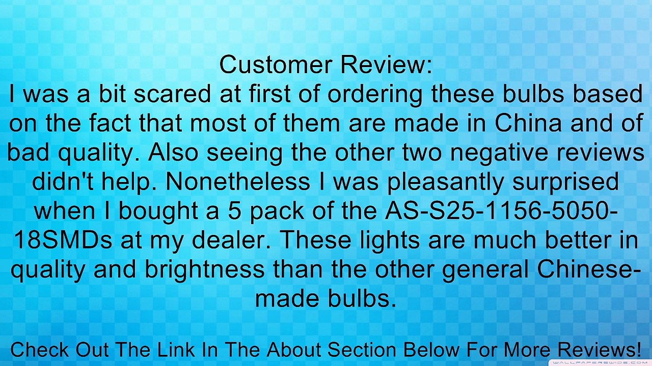 AS Vision AS-T10-1LED(B)-5PK Wedge Concave Head LED Side Marker Lights Bulbs DC 12V for Car, Pack of 10 (Blue) Review
