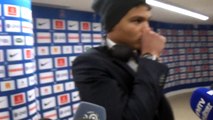 Réaction de Thiago SILVA en zone mixte après PSG - Rennes (1-0)