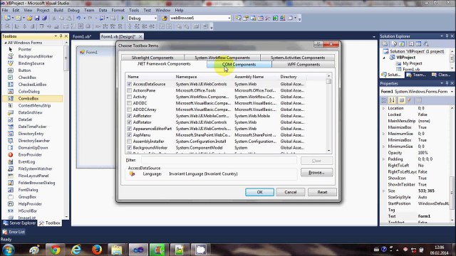 Visual Basic .NET Tutorial 29 - Using the Windows Media Player Control with VB.NET
