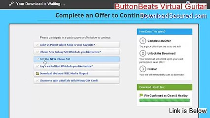ButtonBeats Virtual Guitar Download [Risk Free Download 2015]