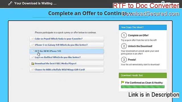 RTF to Doc Converter Keygen - Instant Download (2015)