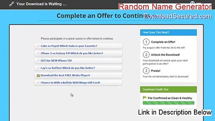 Random Name Generator Key Gen - Free of Risk Download 2015