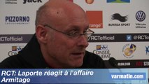 RCT: Laporte réagit à l'affaire Armitage