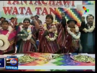Evo Morales destaca significación de los pueblos originarios