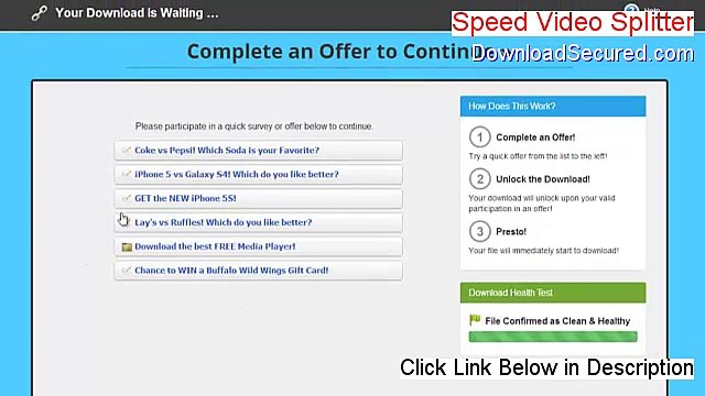 Speed Video Splitter Crack (Legit Download 2015)