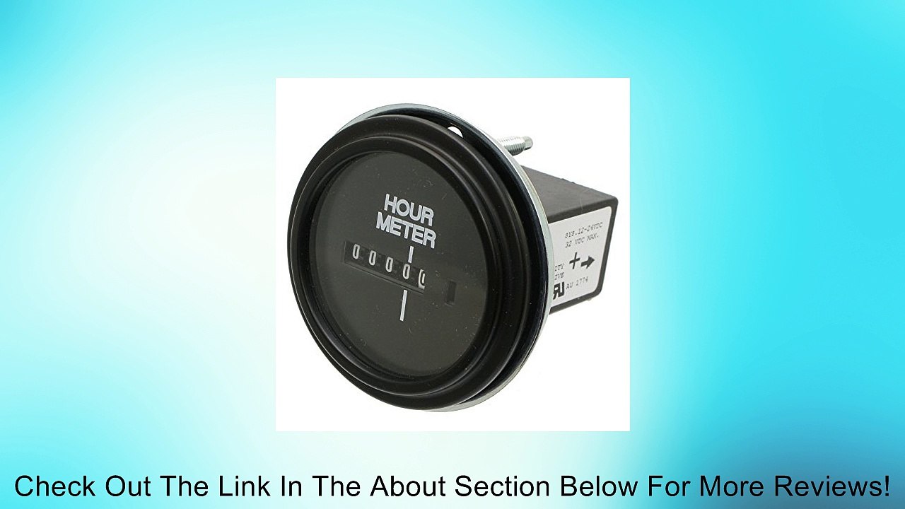 Teleflex Hobbs Hour Meter 2 Inch Round DC 12-24 volt 83760 Review