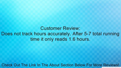 Teleflex Hobbs Hour Meter 12-24 volt DC Quartz 56994/85024 Review