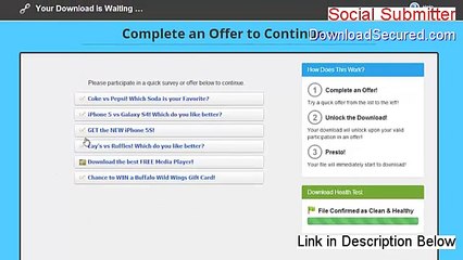 Social Submitter Serial (Instant Download)