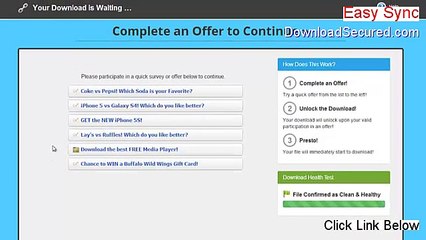 Easy Sync Cracked (Download Now 2015)