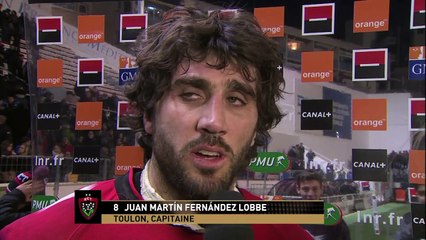 TOP14 - Toulon-Bayonne: Interview Juan Martin Fernandez Lobbe (TLN) - J17 - Saison 2014/2015