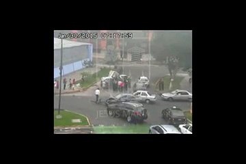 Jesús María: cámara de seguridad capta aparatoso accidente