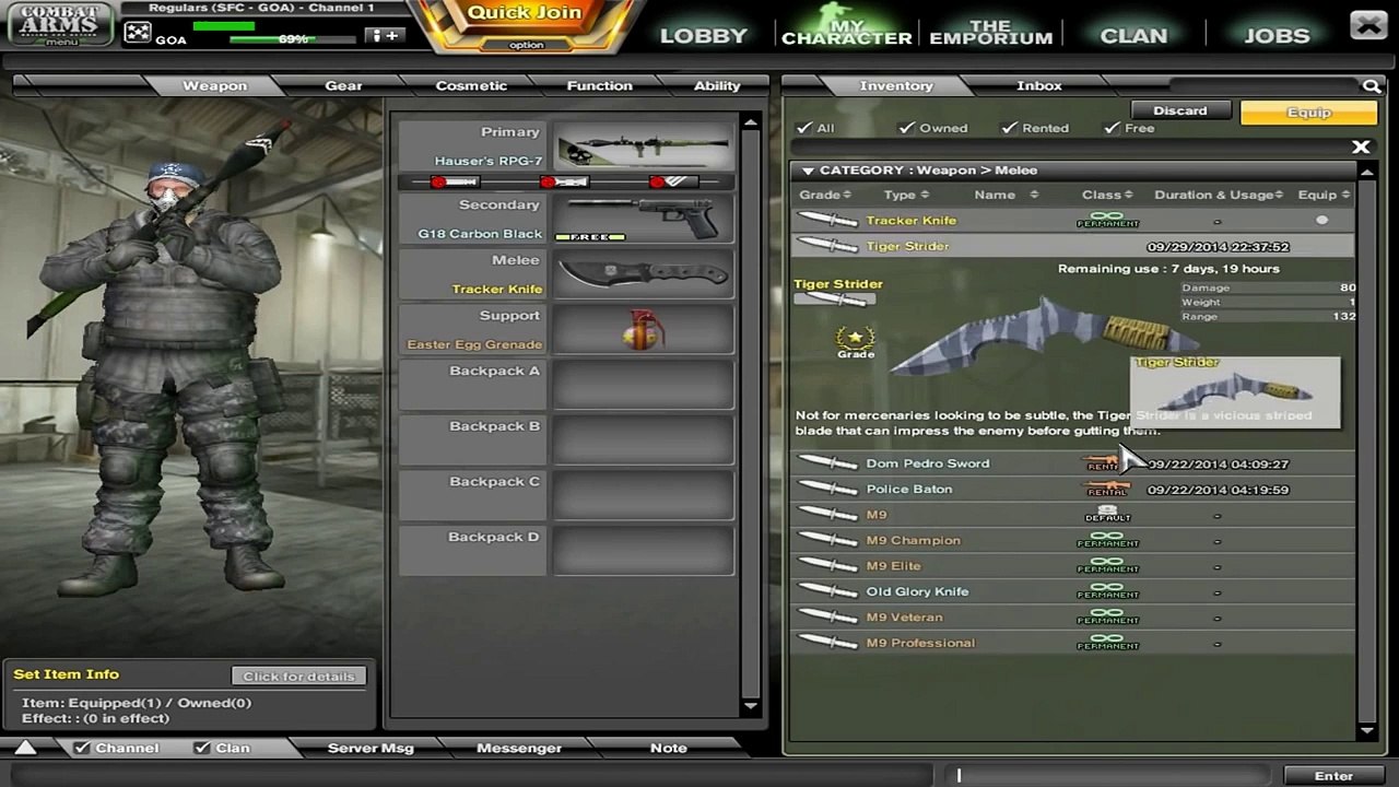Combat Arms Account For Sale! GOA 70% + 20K NX