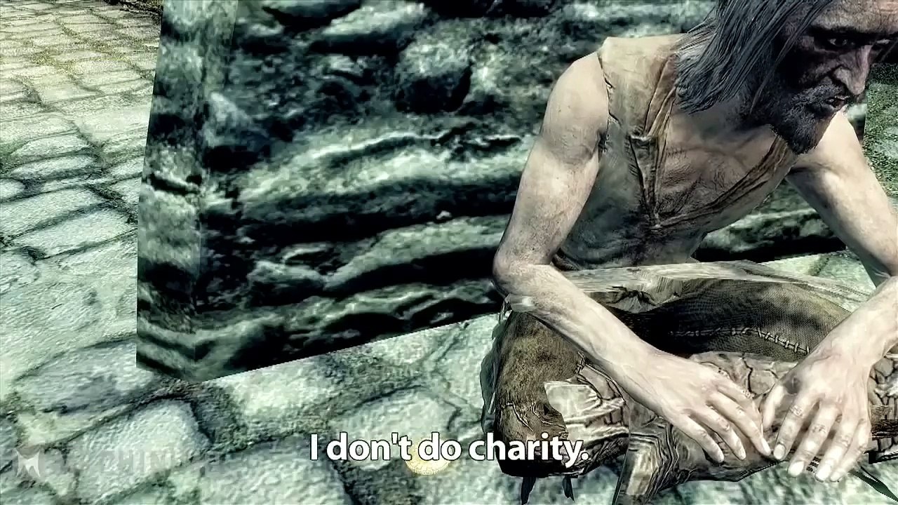 I don't do charity