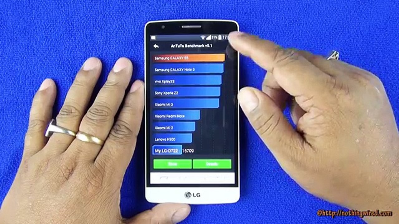 LG G3 Beat Benchmark scores Antutu, Vellamo, 3D Mark