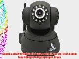 Agasio A502W Wireless IP Camera with IR-Cut Off Filter 3.6mm lens 90Degree Viewing Angle Black